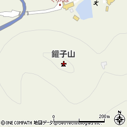 鑵子山周辺の地図