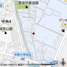愛知県小牧市二重堀1572周辺の地図