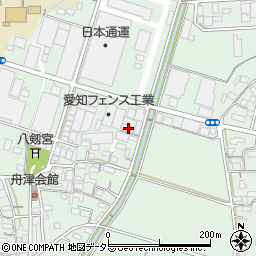 愛知県小牧市舟津873周辺の地図