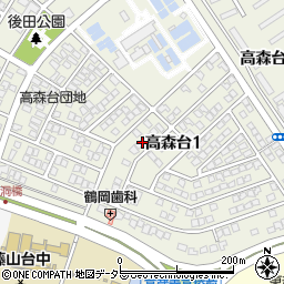 〒487-0032 愛知県春日井市高森台の地図
