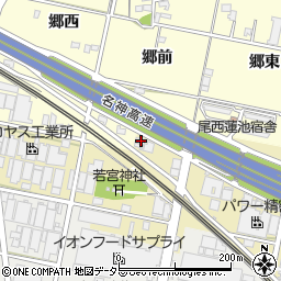 愛知県一宮市西萩原若宮北1周辺の地図