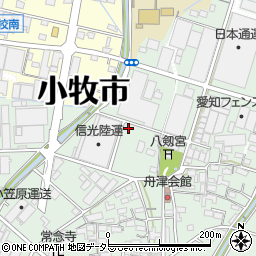 愛知県小牧市舟津1007周辺の地図