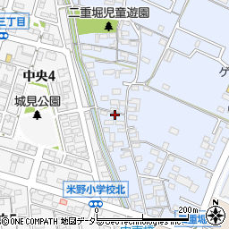 愛知県小牧市二重堀1667周辺の地図