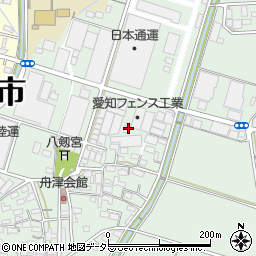 愛知県小牧市舟津868周辺の地図