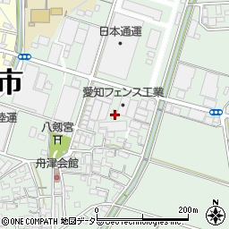 愛知県小牧市舟津868周辺の地図