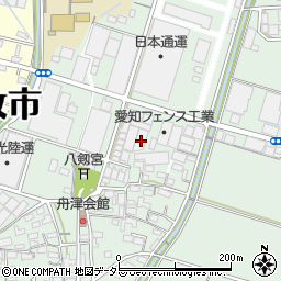 愛知県小牧市舟津852周辺の地図