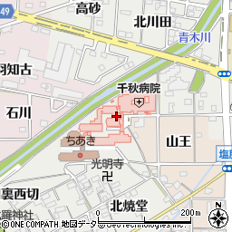 愛知県一宮市丹陽町重吉新田裏東切1-1周辺の地図