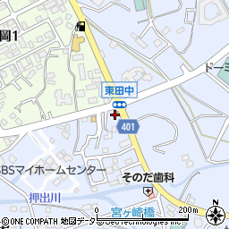 御殿場警察署東田中交番周辺の地図