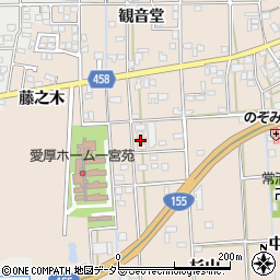 愛知県一宮市大和町苅安賀（狭間）周辺の地図