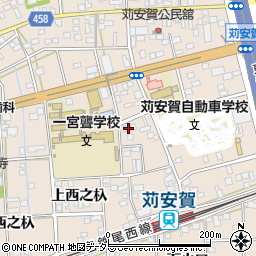 愛知県一宮市大和町苅安賀上西之杁47周辺の地図