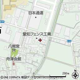 愛知県小牧市舟津871周辺の地図