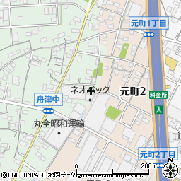 愛知県小牧市舟津384周辺の地図