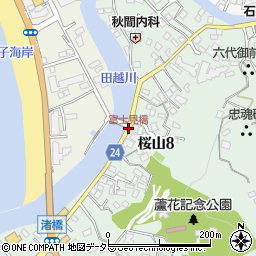 富士見橋周辺の地図