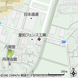 愛知県小牧市舟津874周辺の地図