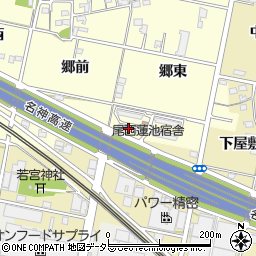 愛知県一宮市蓮池郷東57周辺の地図