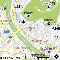 木次橋(北)周辺の地図