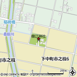 岐阜県羽島市下中町市之枝6丁目1283周辺の地図