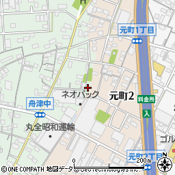 愛知県小牧市舟津377周辺の地図