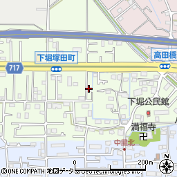 神奈川県小田原市下堀周辺の地図