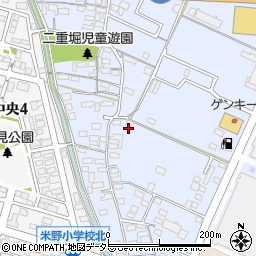 愛知県小牧市二重堀1610周辺の地図