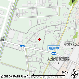 愛知県小牧市舟津461-3周辺の地図