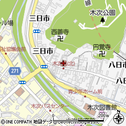 木次郵便局周辺の地図