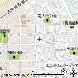 愛知県一宮市宮地1丁目17周辺の地図