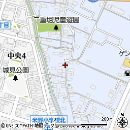 愛知県小牧市二重堀1624周辺の地図