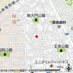 愛知県一宮市宮地1丁目16周辺の地図