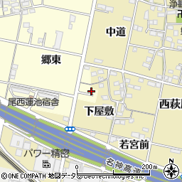 愛知県一宮市蓮池郷東41周辺の地図