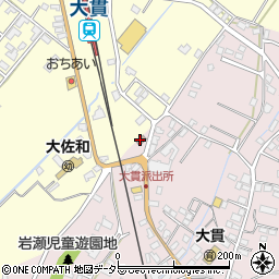 富津警察署　大佐和駐在所周辺の地図
