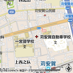 愛知県一宮市大和町苅安賀上西之杁43周辺の地図