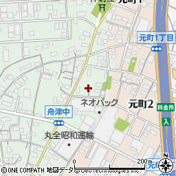 愛知県小牧市舟津365周辺の地図