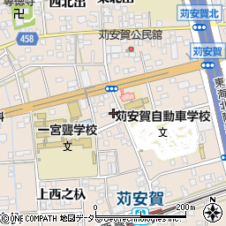 愛知県一宮市大和町苅安賀上西之杁41周辺の地図