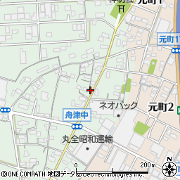 愛知県小牧市舟津360周辺の地図