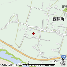 京都府綾部市西原町東平林周辺の地図