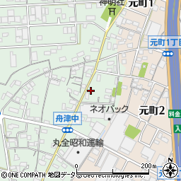 愛知県小牧市舟津361周辺の地図