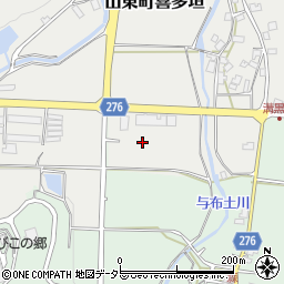 兵庫県朝来市山東町溝黒123周辺の地図