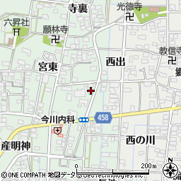 愛知県一宮市萩原町朝宮茶園1003-1周辺の地図