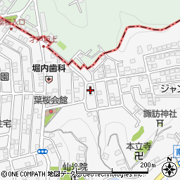 葉桜荘周辺の地図