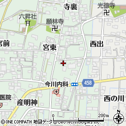愛知県一宮市萩原町朝宮茶園1011周辺の地図