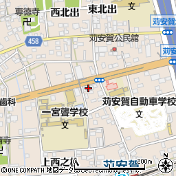 愛知県一宮市大和町苅安賀上西之杁37周辺の地図