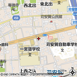 愛知県一宮市大和町苅安賀上西之杁36周辺の地図