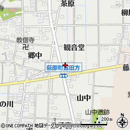 東電　萩原店周辺の地図