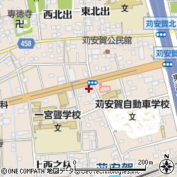 愛知県一宮市大和町苅安賀上西之杁39周辺の地図