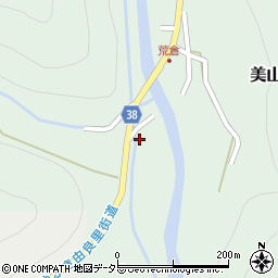 京都府南丹市美山町荒倉新荒倉台周辺の地図