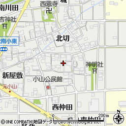 愛知県一宮市千秋町小山南屋敷751周辺の地図