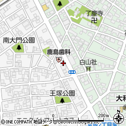愛知県一宮市宮地1丁目14周辺の地図