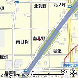 愛知県一宮市千秋町町屋南若野周辺の地図