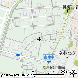 愛知県小牧市舟津451周辺の地図